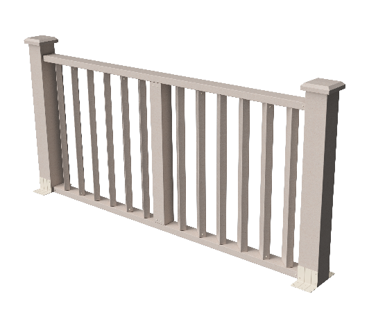 Ограждения декоративное ДПК GRINDERDECO Бруклин выбеленый дуб купить в Сочи