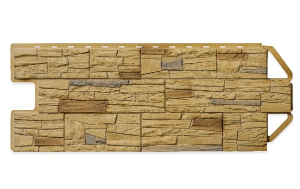 Фасадная панель Цокольный сайдинг Альта профиль Каньон Колорадо Комби купить в Сочи