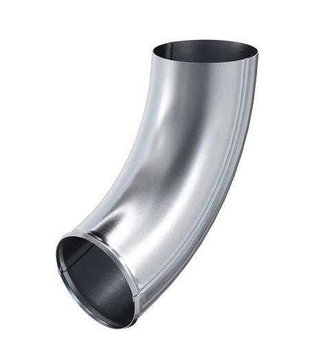 Водосток Aquasistem, Система 150/100 - Колено трубы сливное оцинковка купить в Сочи