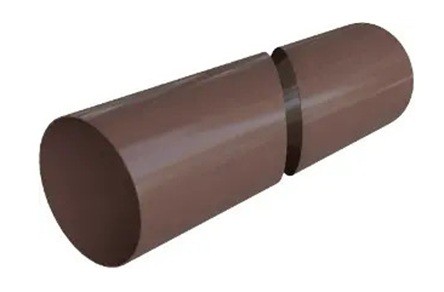 Водосток Альта-Профиль ПВХ – Труба водосточная 3м (коричневый) купить в Сочи