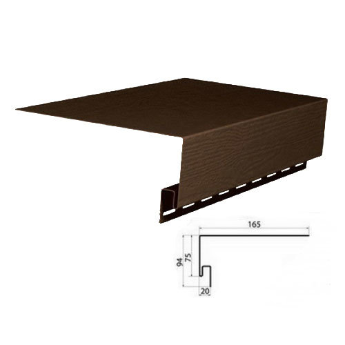 Околооконная планка, коричневая купить в Сочи