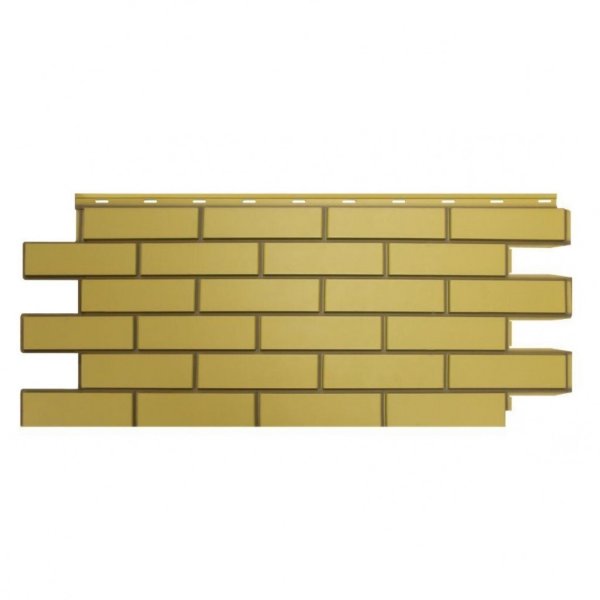 Фасадная панель Nordside, Гладкий Кирпич, Желтый купить в Сочи