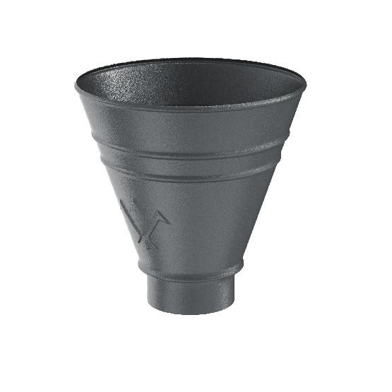 Водосток Aquasistem, Система 125/90 - Воронка водосборная круглая RR 23 Маренго matt купить в Сочи