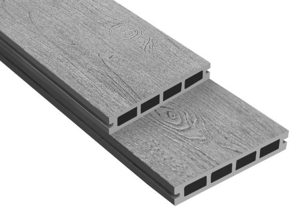 Террасная доска ДПК Outdoor 3D NEVADA/CALIFORNIA серая купить в Сочи