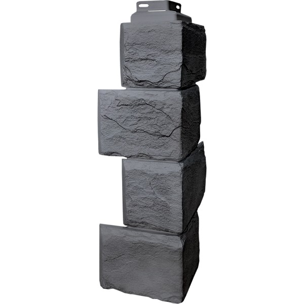 Цокольный сайдинг FineBer – Серия “Камень природный”, Угол наружный Кварцевый купить в Сочи