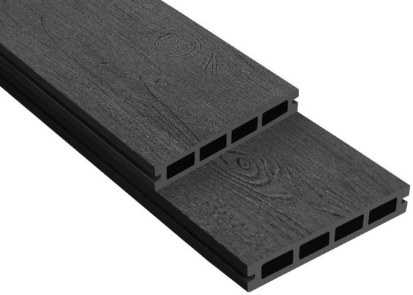 Террасная доска ДПК Outdoor 3D NEVADA/CALIFORNIA черная купить в Сочи