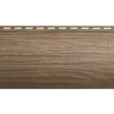 Виниловый сайдинг Люкс Blockhouse BH-01 орех купить в Сочи