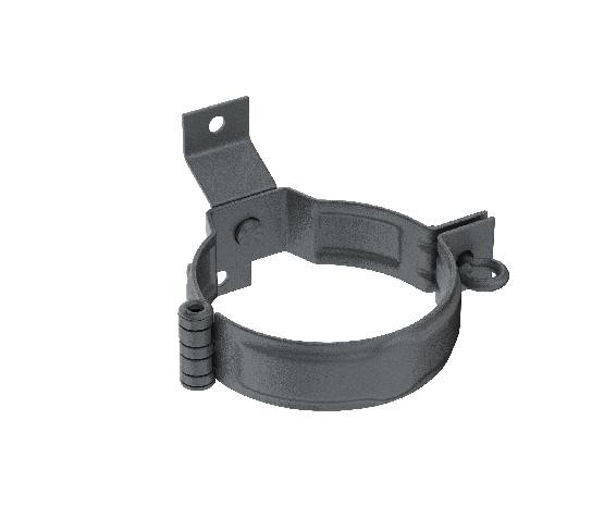 Водосток Aquasistem, Система 125/90 - Декоративный хомут трубы под дерево с комплектом крепления RR 23 Маренго matt купить в Сочи