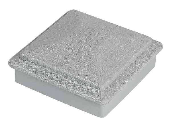 Крышка верхняя фигурная ПВХ для столба Deckart 100х100 Серый купить в Сочи