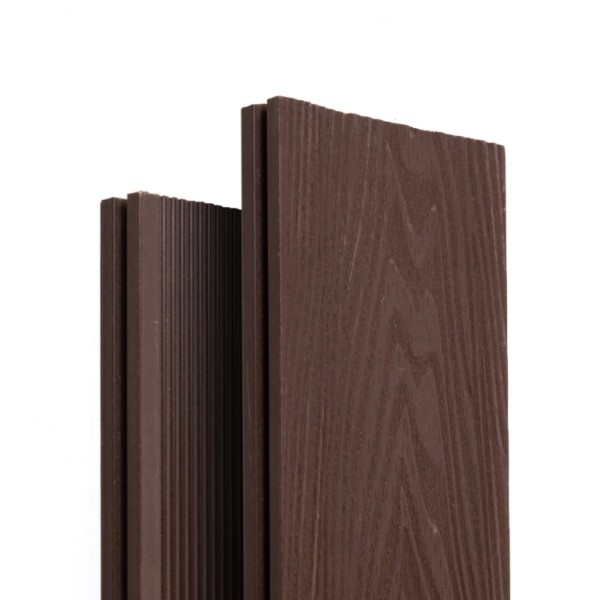 Террасная доска Ecodecking Экстра 3D полнотелая Графит купить в Сочи