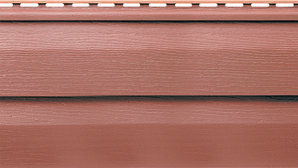 Виниловый сайдинг Канада плюс премиум, красно-коричневый купить в Сочи