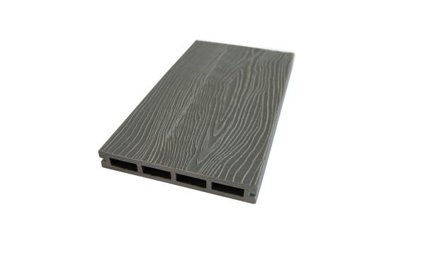 Террасная доская ДПК NanoWood Nature 3D (20мм) пустотелая Серый купить в Сочи