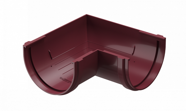 Угловой элемент 90˚ПВХ Docke STANDART красный купить в Сочи