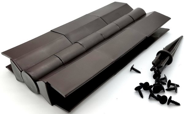 Угловой элемент поворотный, пластиковый от 60° до 300° для доски 225х30 мм из ДПК Чёрный Holzhof купить в Сочи