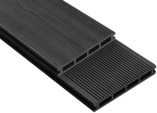 Террасная доска ДПК Outdoor 3D STORM/Вельвет черная купить в Сочи