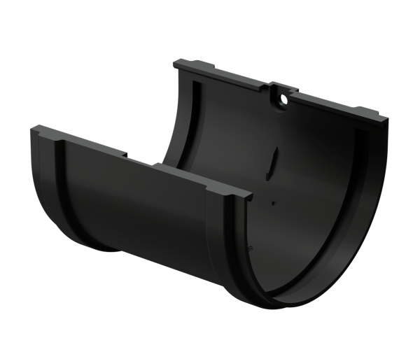 Соединитель желоба Docke Premium ПВХ - Карбон купить в Сочи