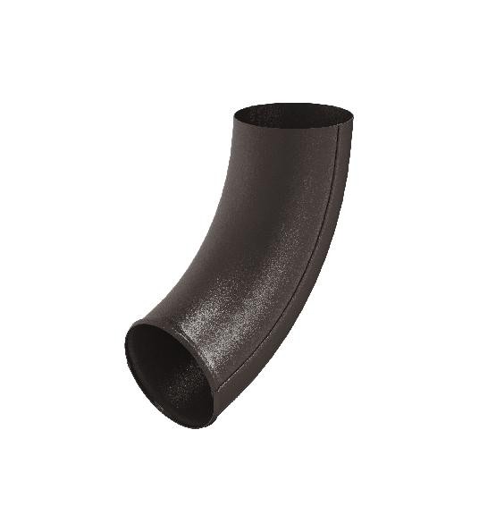 Водосток Aquasistem, Система 150/100 - Отвод трубы RR 32 Тёмно-коричневый matt купить в Сочи