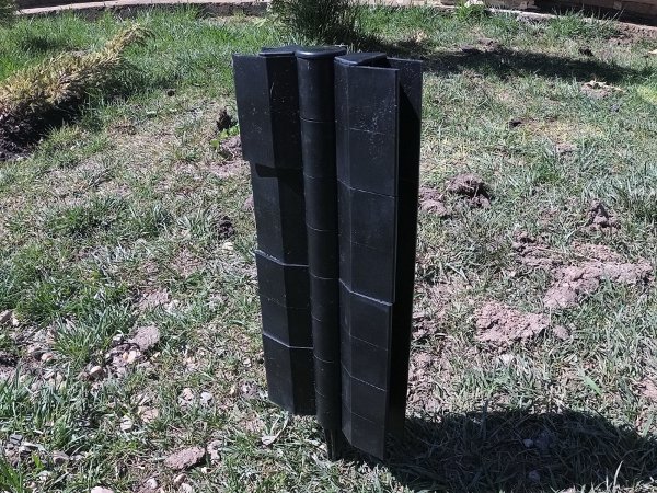 Угловой элемент поворотный, пластиковый от 60° до 300° для доски 300х30 мм из ДПК чёрный Holzhof купить в Сочи