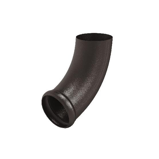 Водосток Aquasistem, Система 150/100 - Отвод трубы декорированный RR 32 Тёмно-коричневый matt купить в Сочи