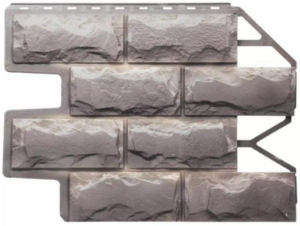 Фасадная панель FineBer Блок, Бежево-коричневый купить в Сочи