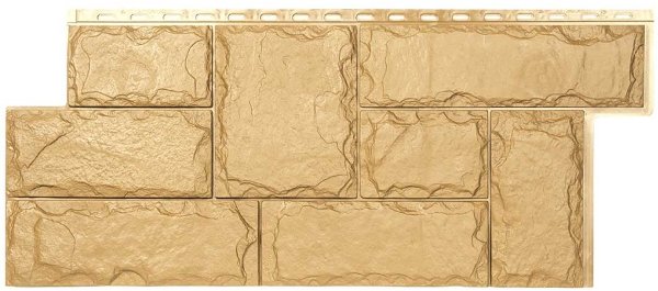 Фасадная панель T-Сайдинг-МАРСЕЛЬ ЭКО-1 Амбер купить в Сочи