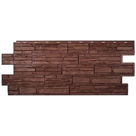 Фасадная панель T-Сайдинг-Альпийская сказка Коричневый купить в Сочи