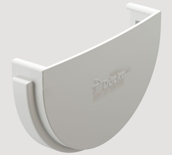 Заглушка желоба ПВХ Docke STANDART пломбир купить в Сочи