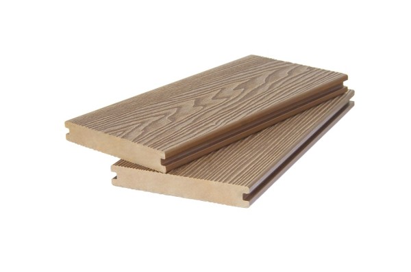 Доска террасная 3D фактура дерева POLIVAN GROUP двухсторонняя полнотелая SINGARAJA песочный купить в Сочи