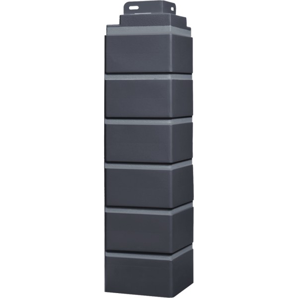 Угол Фасайдинг Серия «Кирпич клинкерный» Графит купить в Сочи