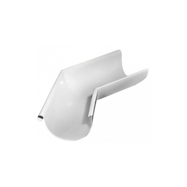 Водосток Grand Line 150x100 – Угол наружный 135° RAL 9003 купить в Сочи