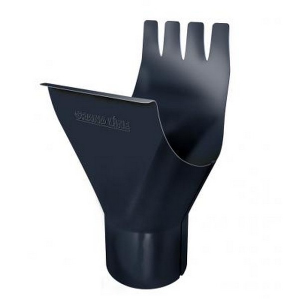 Водосток Grand Line 150x100 – Воронка желоба RAL 7024 купить в Сочи