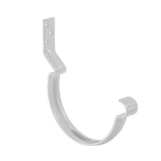 Водосток Aquasistem, система 125x90 - Крюк крепления желоба короткий RR 20 Мраморно-белый купить в Сочи