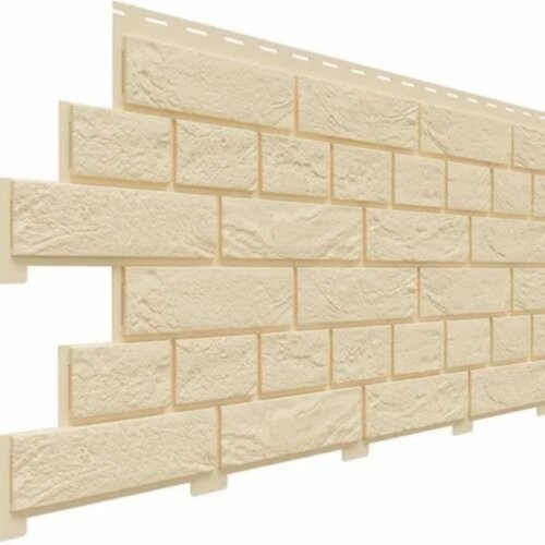 Фасадная панель Доломит Кирпич Славянка Шампань купить в Сочи