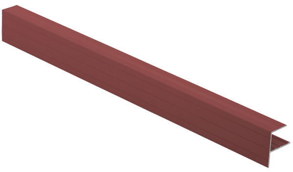 F-профиль Grinder закрывающий красный купить в Сочи