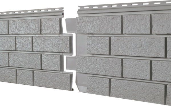 Фасадная панель Ю-пласт Стоун Хаус S-Lock Клинкер Нордик дым купить в Сочи