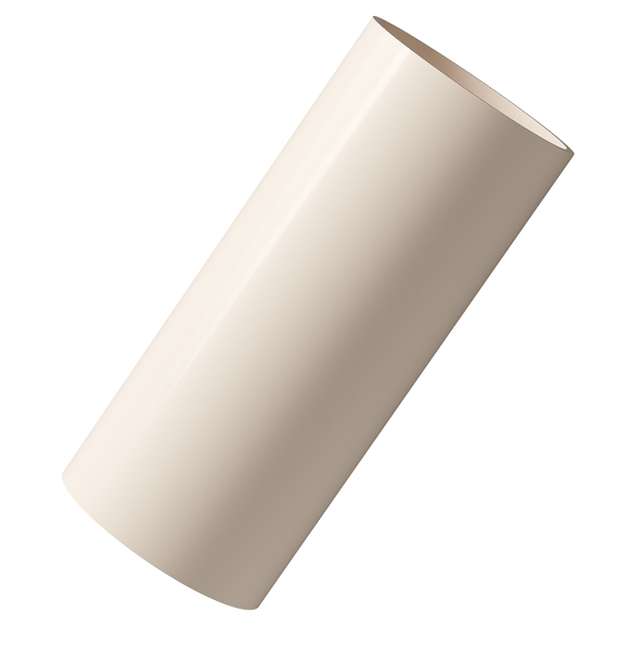 Труба водосточная 3м Docke Lux ПВХ Латте купить в Сочи