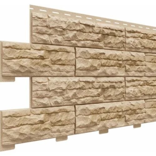 Фасадная панель Скалистый риф Премиум Умбра купить в Сочи