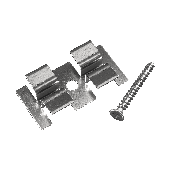 Клипса с саморезом, Grinder шовный монтаж 5 mm купить в Сочи