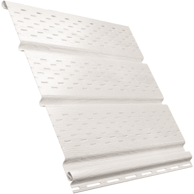 Софит Ю-Пласт с полной перфорацией, белый