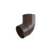 Водосток Альта-Профиль ПВХ – Колено 45 (коричневый) купить в Сочи