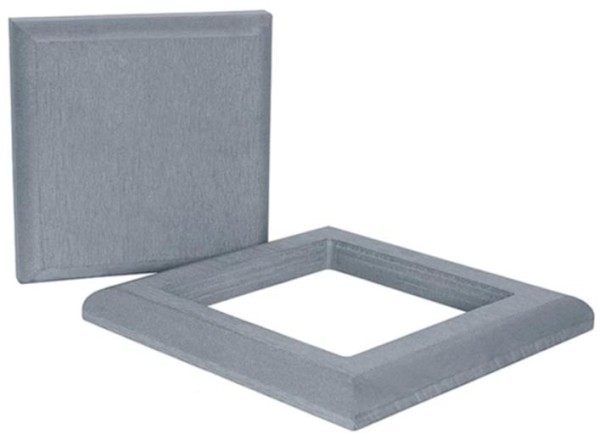 Комплект крышка и юбка ДПК для столба Polivan SINGARAJA серый купить в Сочи