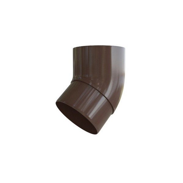 Водосток Альта-Профиль ПВХ – Колено 67 (коричневый) купить в Сочи