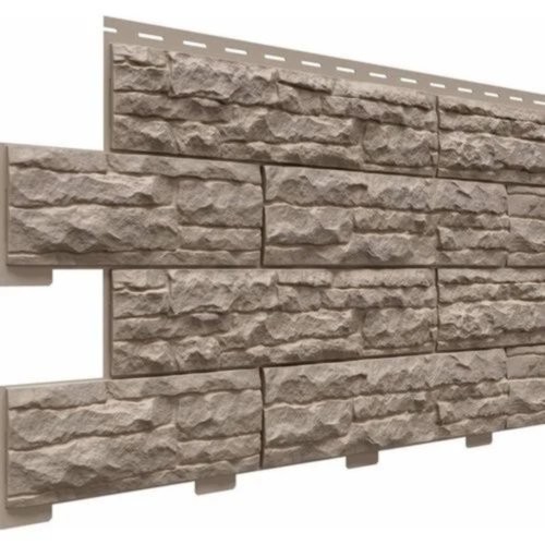 Фасадная панель Скалистый риф Премиум Графит  купить в Сочи