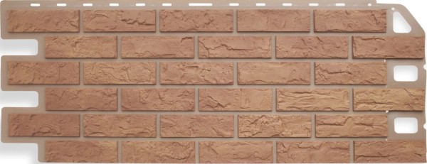 Фасадная панель Цокольный сайдинг Альта-профиль - коллекция "кирпич", кирпич бежевый купить в Сочи