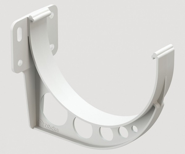 Кронштейн желоба ПВХ Docke STANDART пломбир купить в Сочи