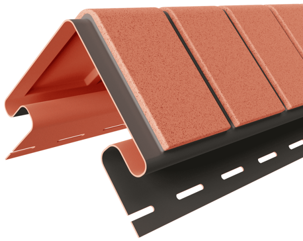 Угол наружный «Кирпич прокрашенный», Красный купить в Сочи