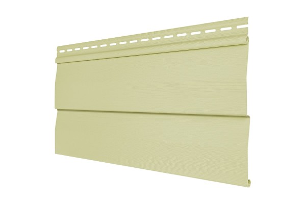 Виниловый сайдинг Tecos - корабельный брус, светло-желтый  купить в Сочи