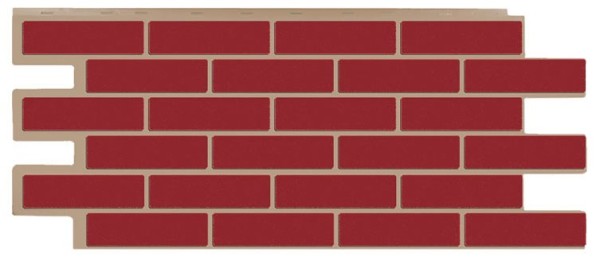 Фасадная панель T-Сайдинг - Кирпич Модерн Красный купить в Сочи