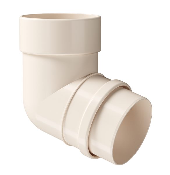 Колено 72˚ Docke Lux ПВХ Латте купить в Сочи