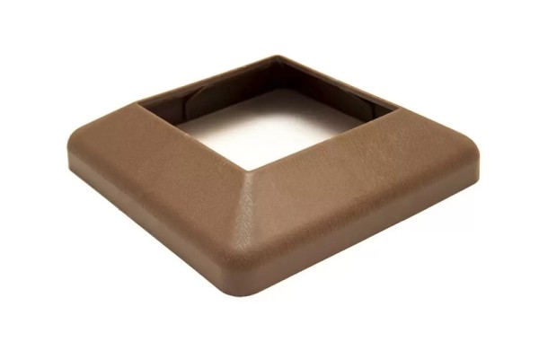 Крышка нижняя ПВХ для столба Deckart 100х100 Шоколад купить в Сочи